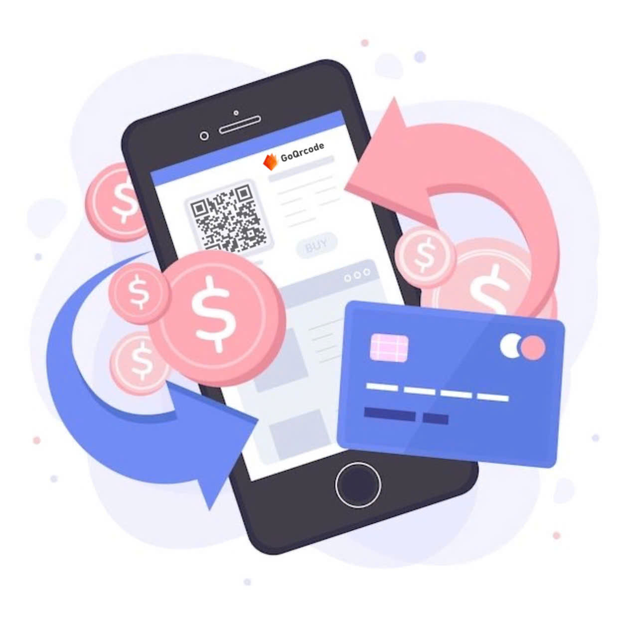 Các bước tạo mã qr đơn giản trên ứng dụng GoQrcode