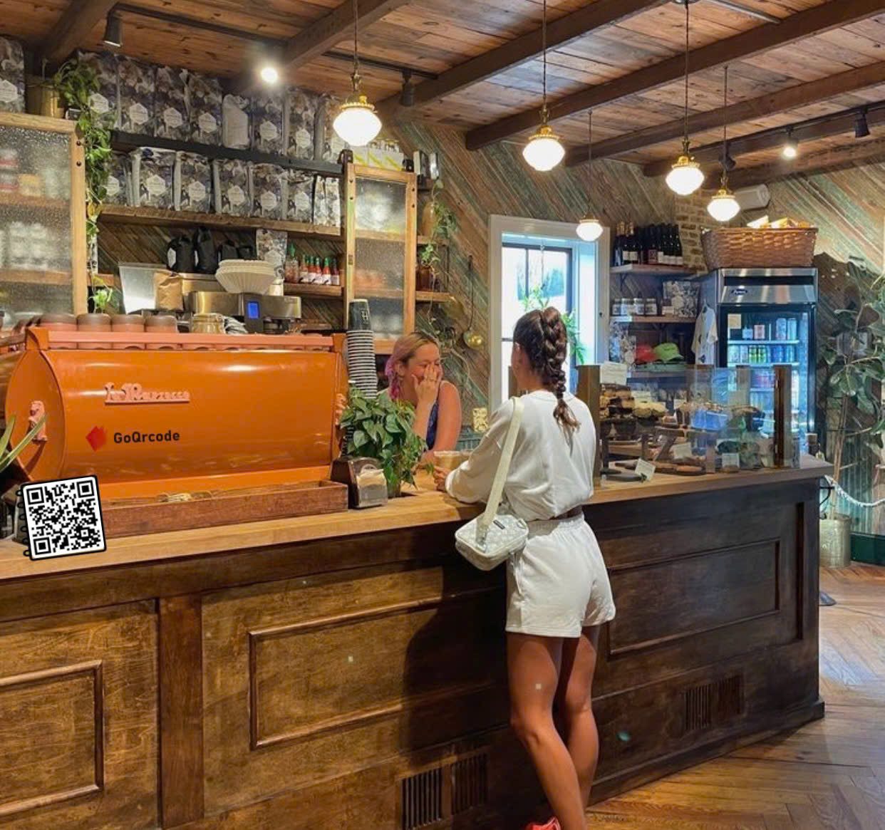 Cửa hàng sử dụng mã QR để thanh toán mà không cần mạng.